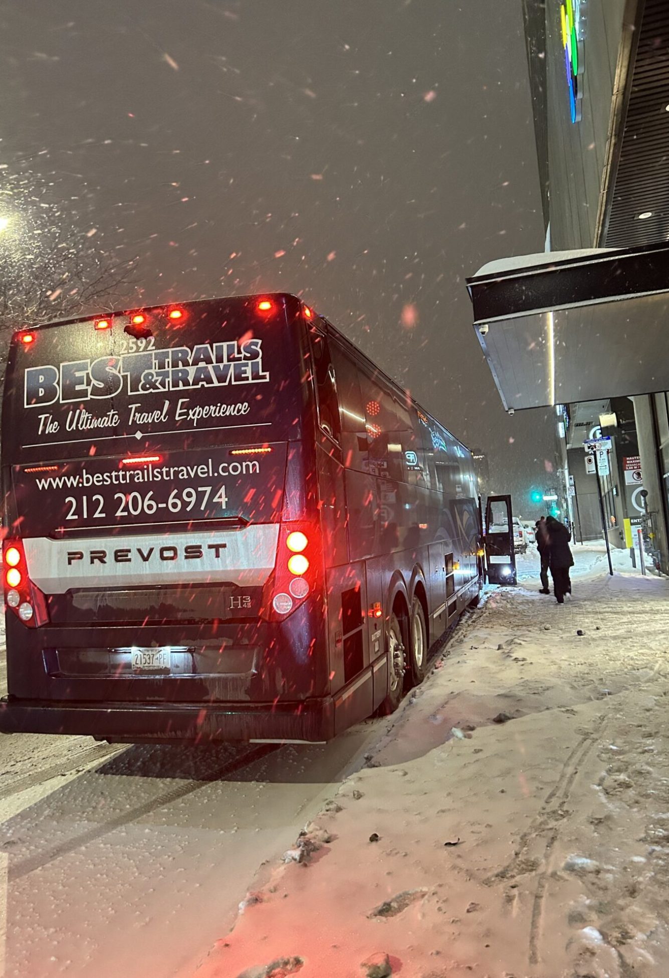 NYC charter bus